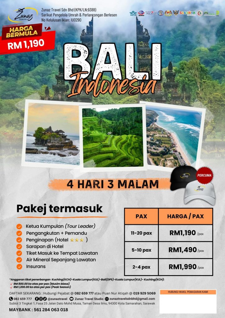 Bali Indonesia 4H3M