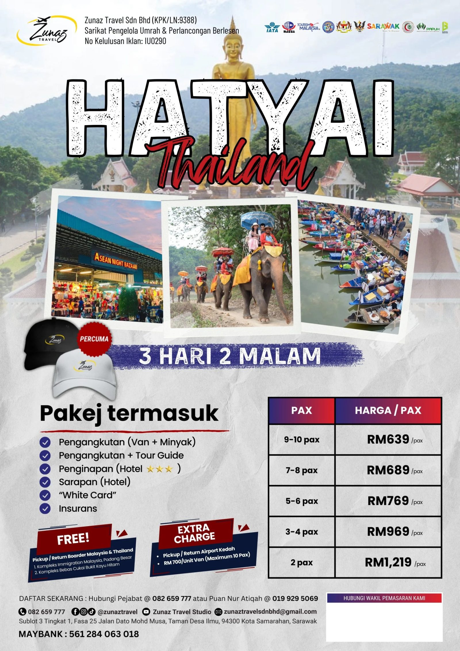 Poster Hatyai Thailand 3H2M