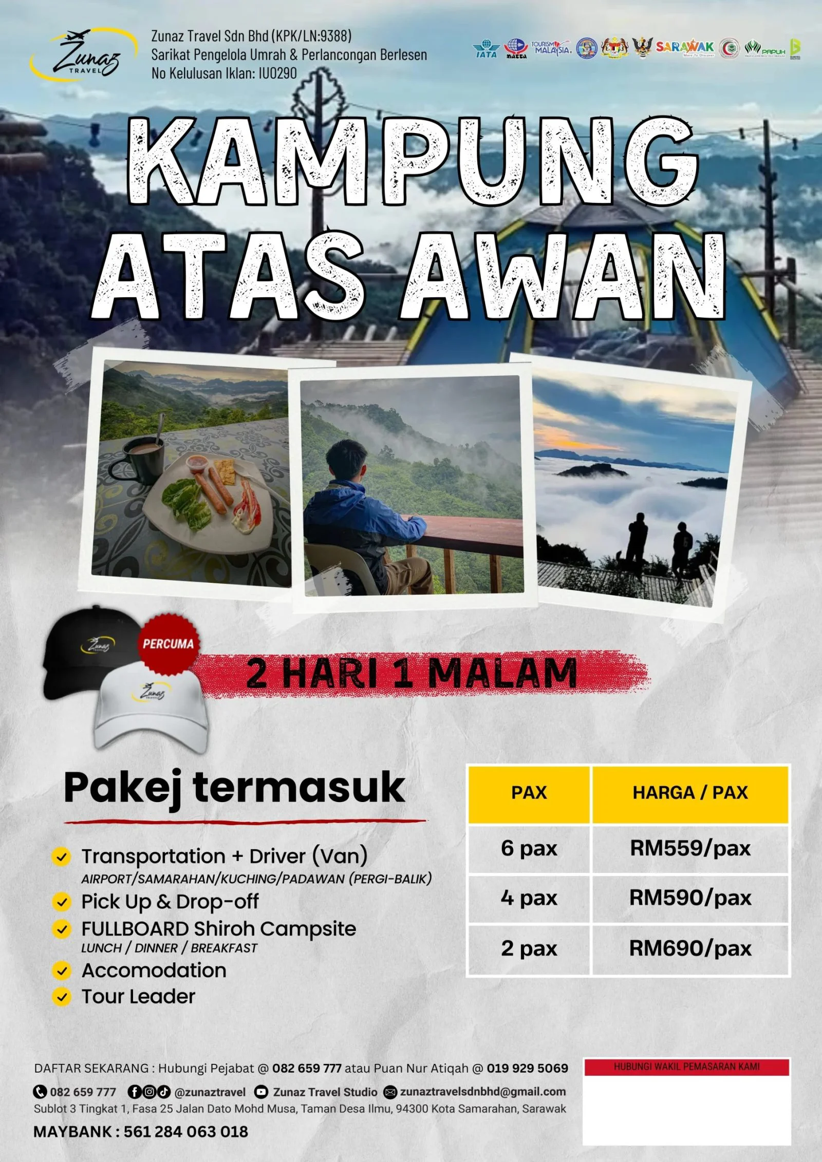 Poster Kampung Atas Awan 2H1M
