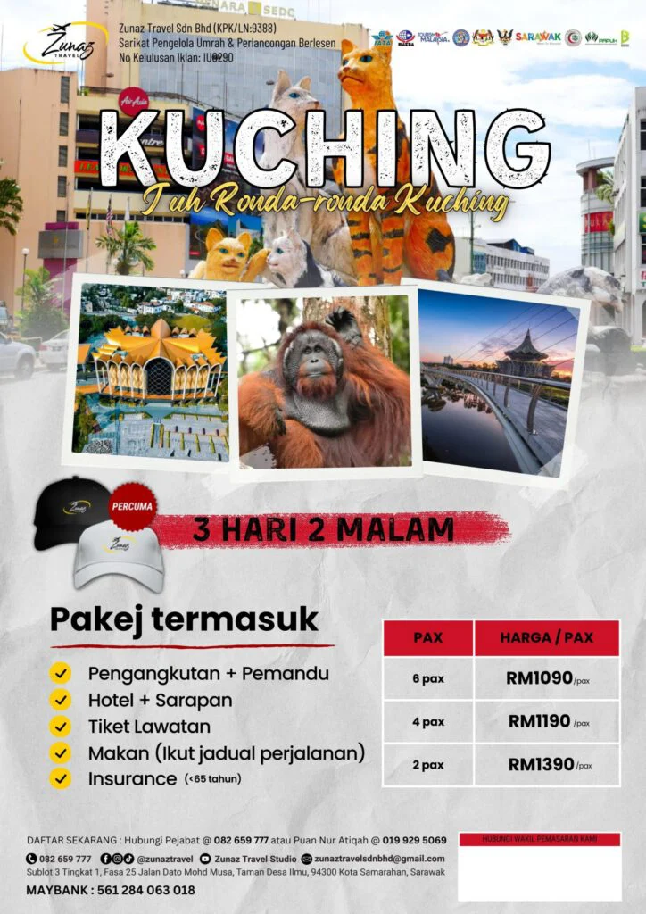 Kuching Rounda-ronda Kuching 3H2M