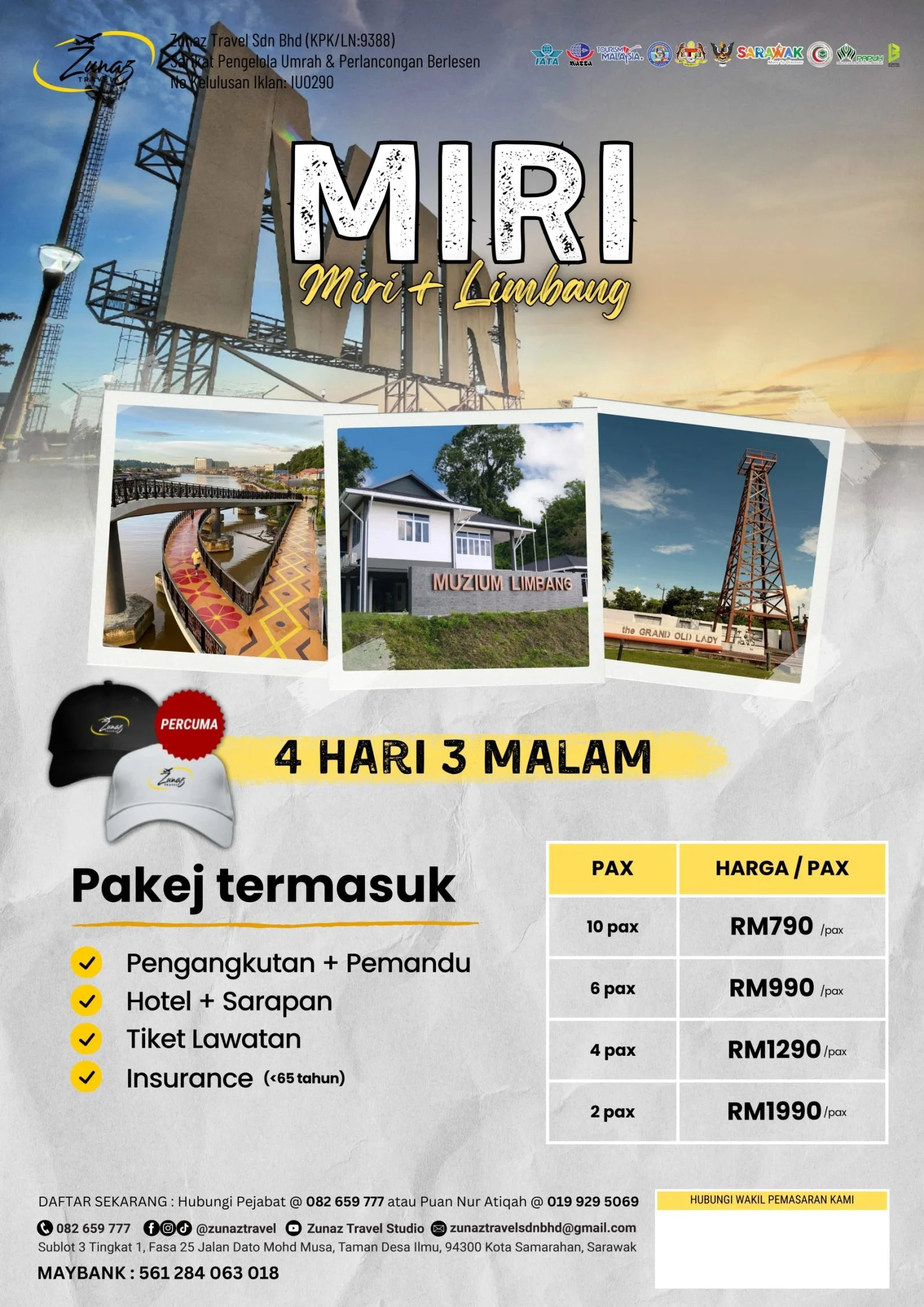 Poster Miri + Limbang 4H3M