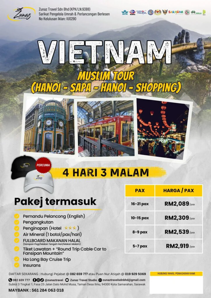 Vietnam Muslim Tour Hanoi Sapa Hanoi Shopping 4H3M